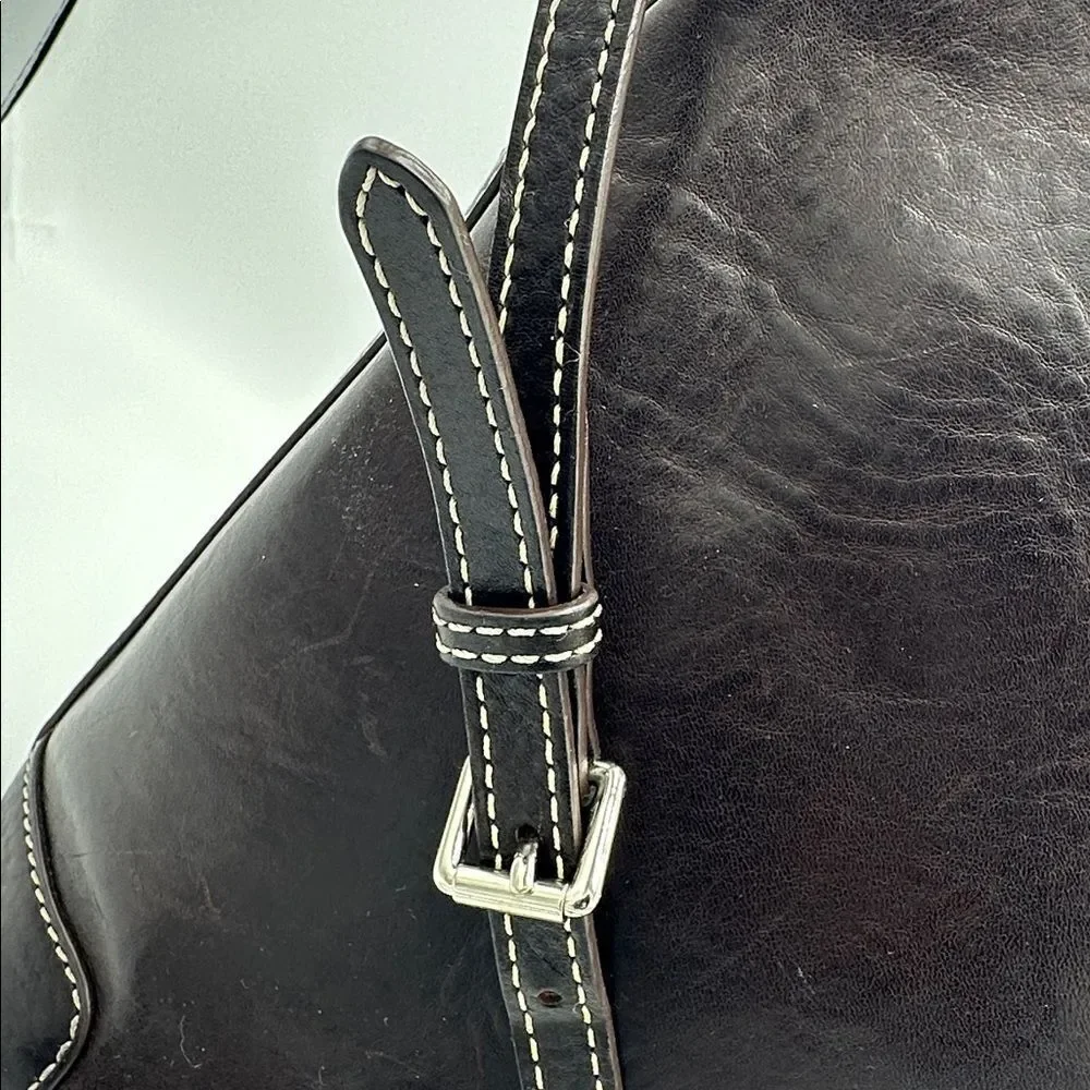 DOONEY & BOURKE Florentine Triple Zip North/South Crossbody Bag Brown